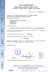 Nejvyšší úroveň CE1011 II.b zdravotnický prostředek zahrnuje certifikaci výroby ISO 9000:2009 a nahrazuje předchozí certifikace ISO 9001.